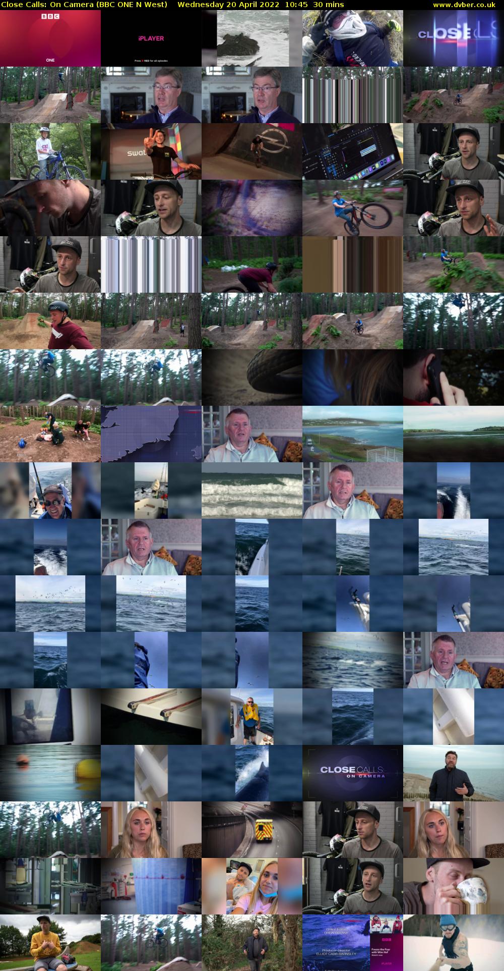 Close Calls: On Camera (BBC ONE N West) Wednesday 20 April 2022 10:45 - 11:15