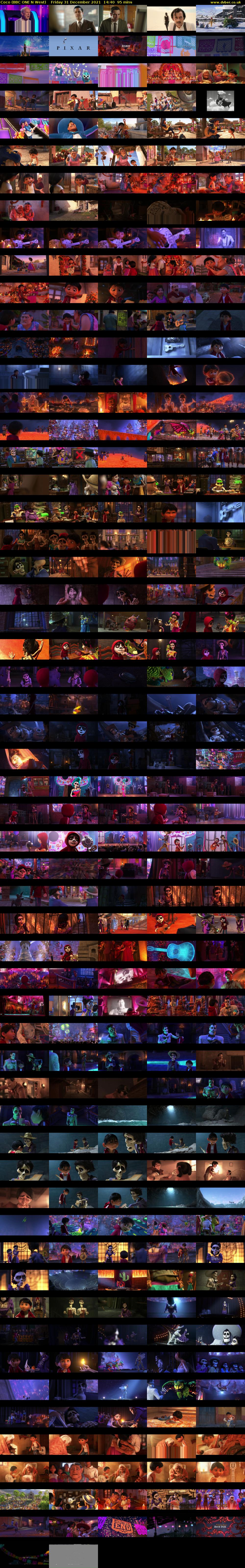 Coco (BBC ONE N West) Friday 31 December 2021 14:40 - 16:15