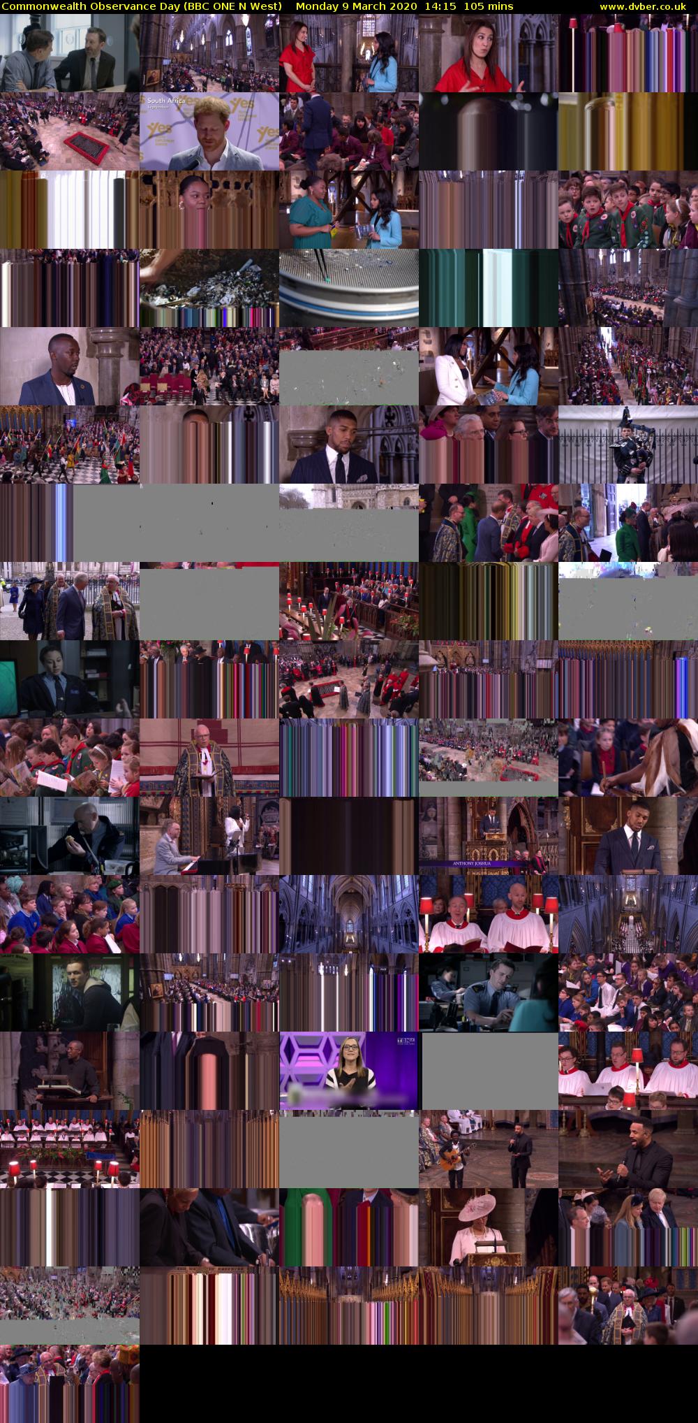 Commonwealth Observance Day (BBC ONE N West) Monday 9 March 2020 14:15 - 16:00