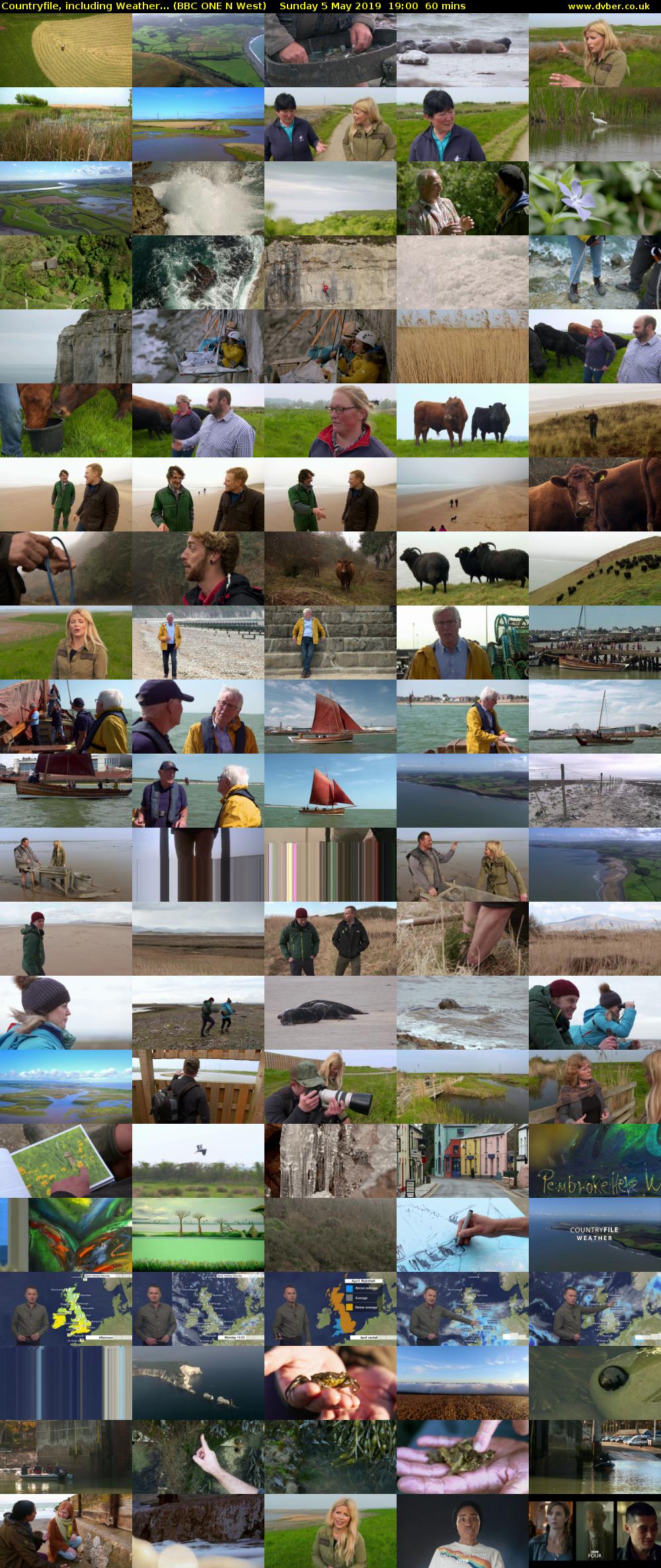 Countryfile, including Weather... (BBC ONE N West) Sunday 5 May 2019 19:00 - 20:00