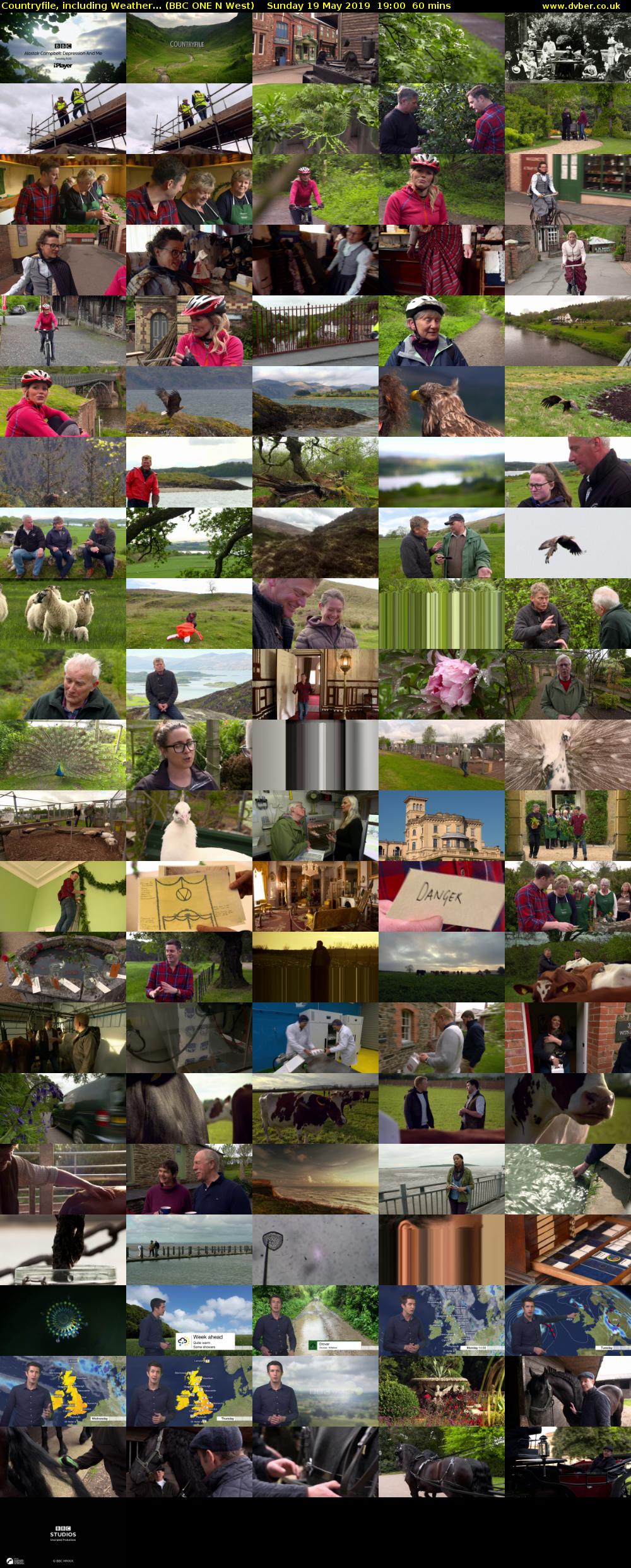 Countryfile, including Weather... (BBC ONE N West) Sunday 19 May 2019 19:00 - 20:00