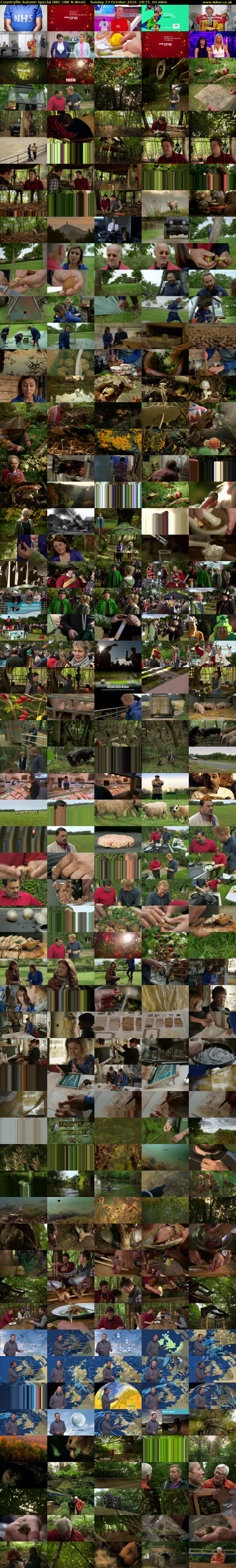 Countryfile Autumn Special (BBC ONE N West) Sunday 23 October 2016 18:15 - 19:15