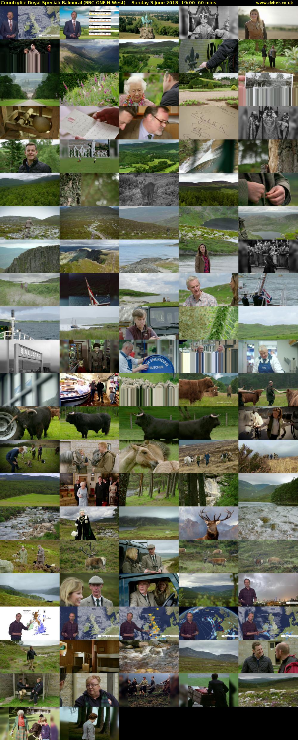 Countryfile Royal Special: Balmoral (BBC ONE N West) Sunday 3 June 2018 19:00 - 20:00