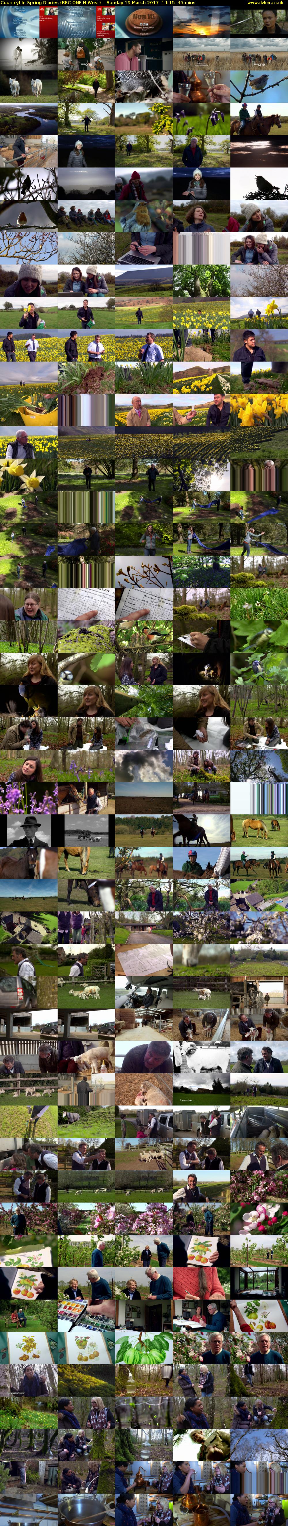 Countryfile Spring Diaries (BBC ONE N West) Sunday 19 March 2017 14:15 - 15:00