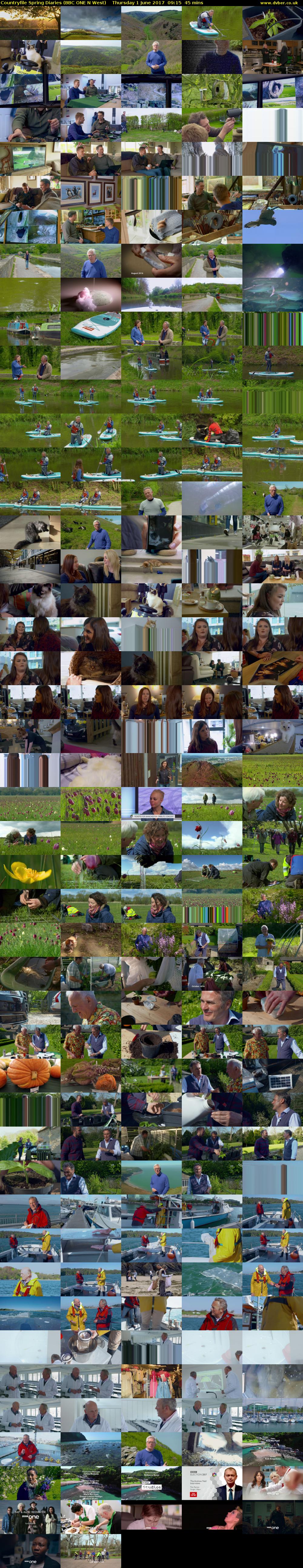 Countryfile Spring Diaries (BBC ONE N West) Thursday 1 June 2017 09:15 - 10:00