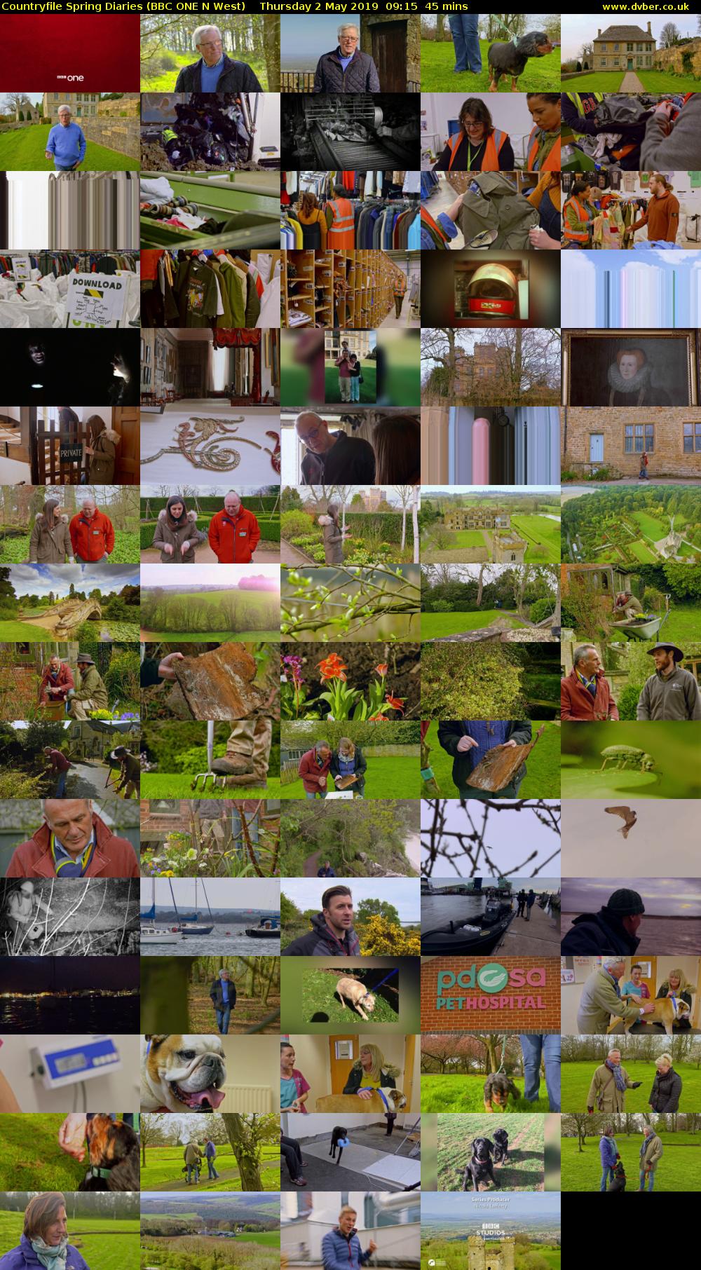 Countryfile Spring Diaries (BBC ONE N West) Thursday 2 May 2019 09:15 - 10:00