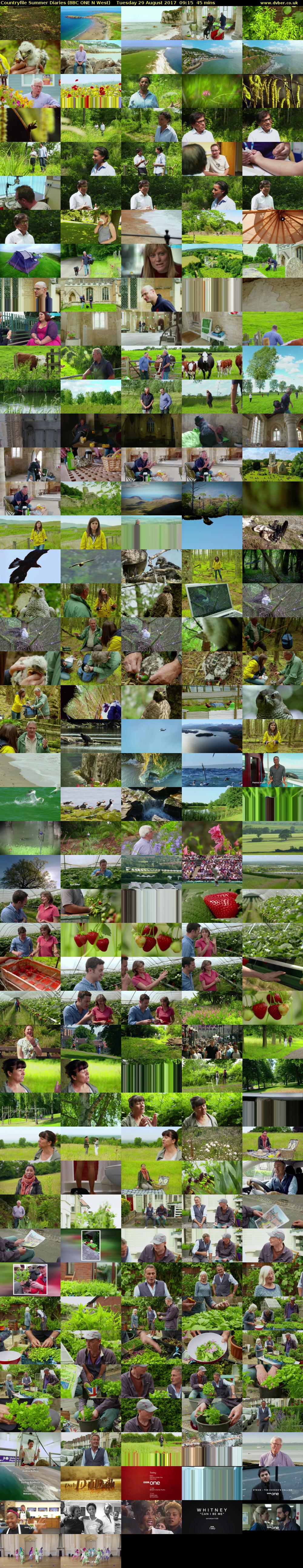 Countryfile Summer Diaries (BBC ONE N West) Tuesday 29 August 2017 09:15 - 10:00