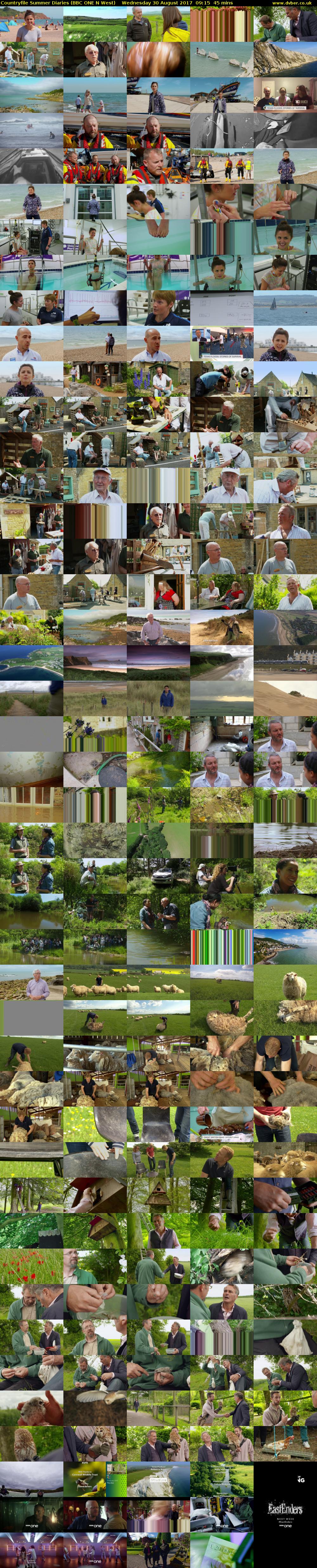 Countryfile Summer Diaries (BBC ONE N West) Wednesday 30 August 2017 09:15 - 10:00