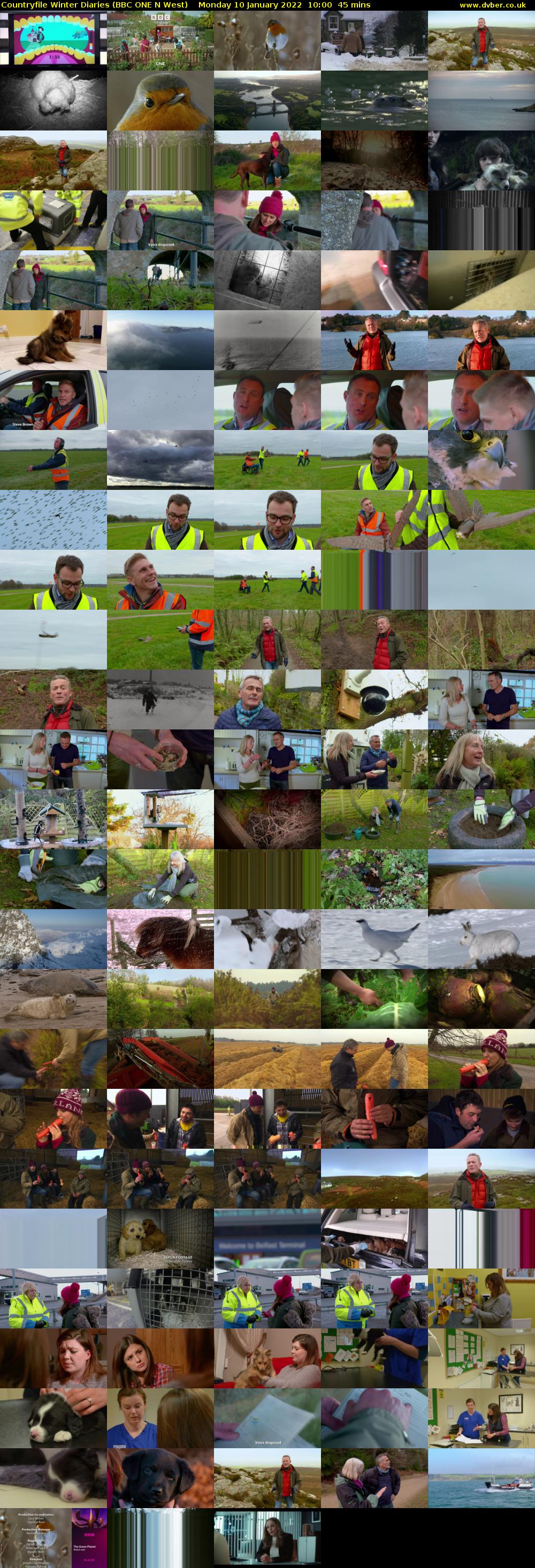 Countryfile Winter Diaries (BBC ONE N West) Monday 10 January 2022 10:00 - 10:45