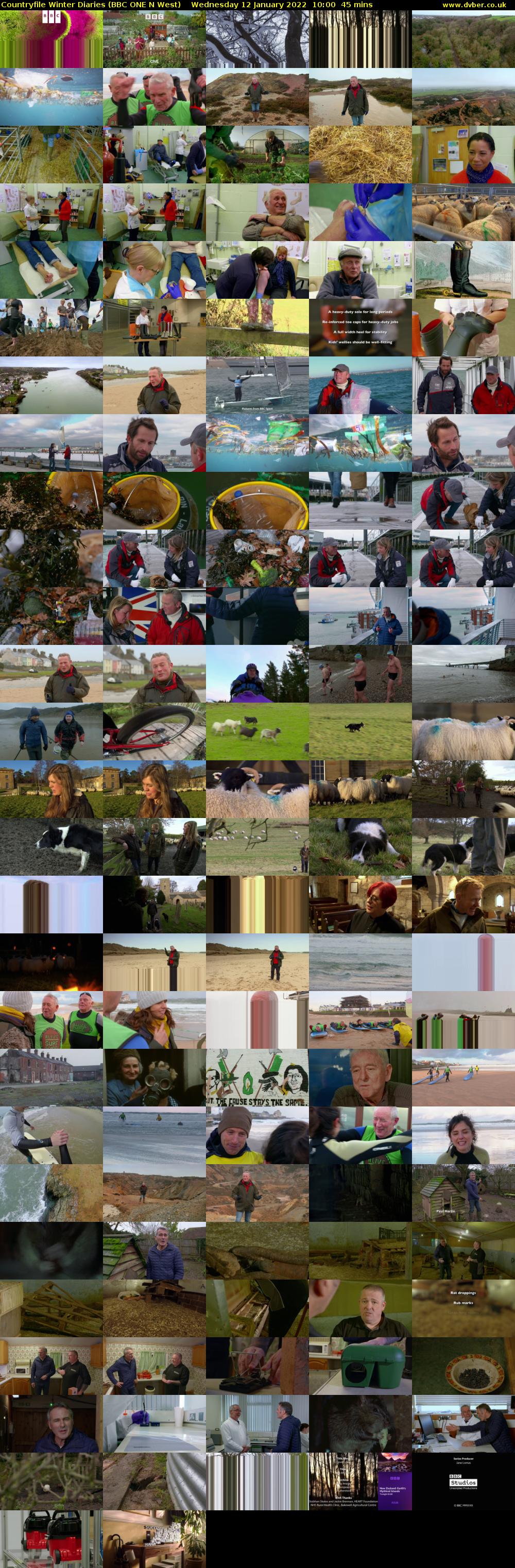 Countryfile Winter Diaries (BBC ONE N West) Wednesday 12 January 2022 10:00 - 10:45