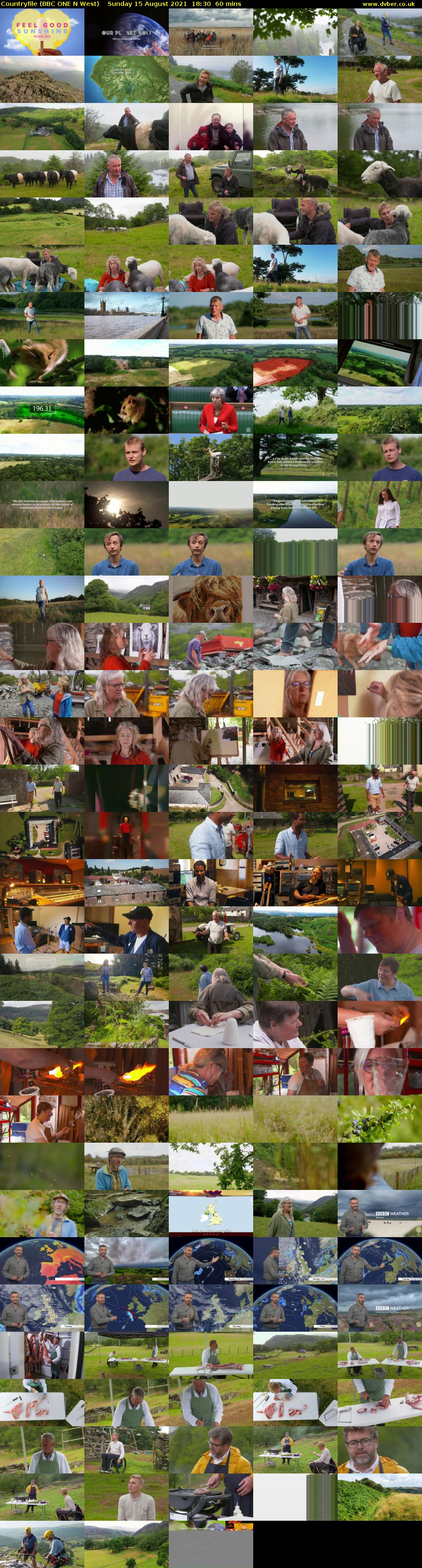 Countryfile (BBC ONE N West) Sunday 15 August 2021 18:30 - 19:30