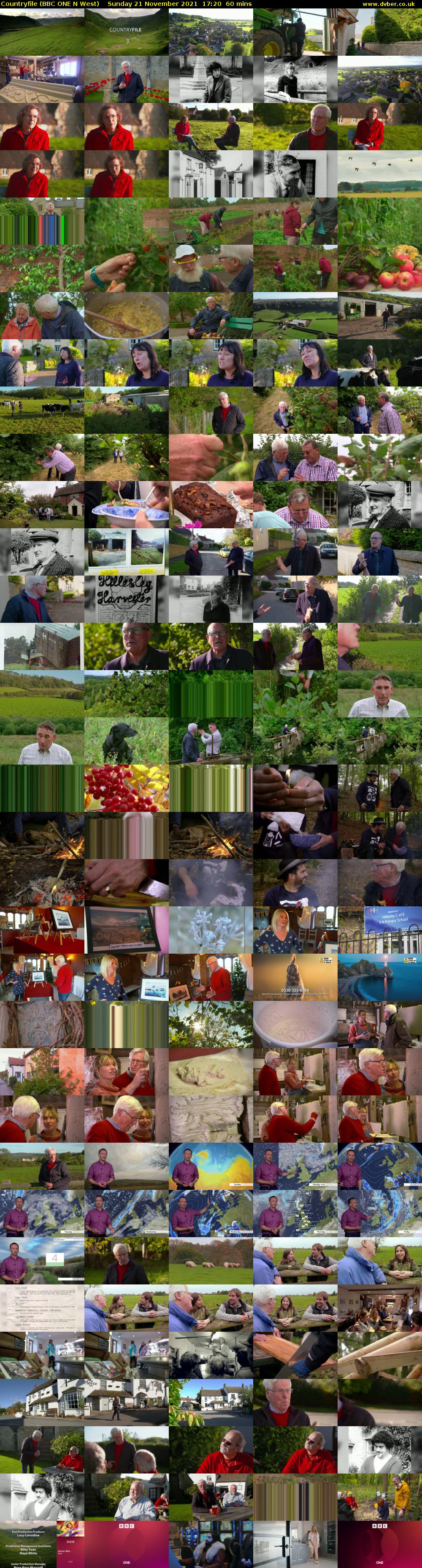 Countryfile (BBC ONE N West) Sunday 21 November 2021 17:20 - 18:20