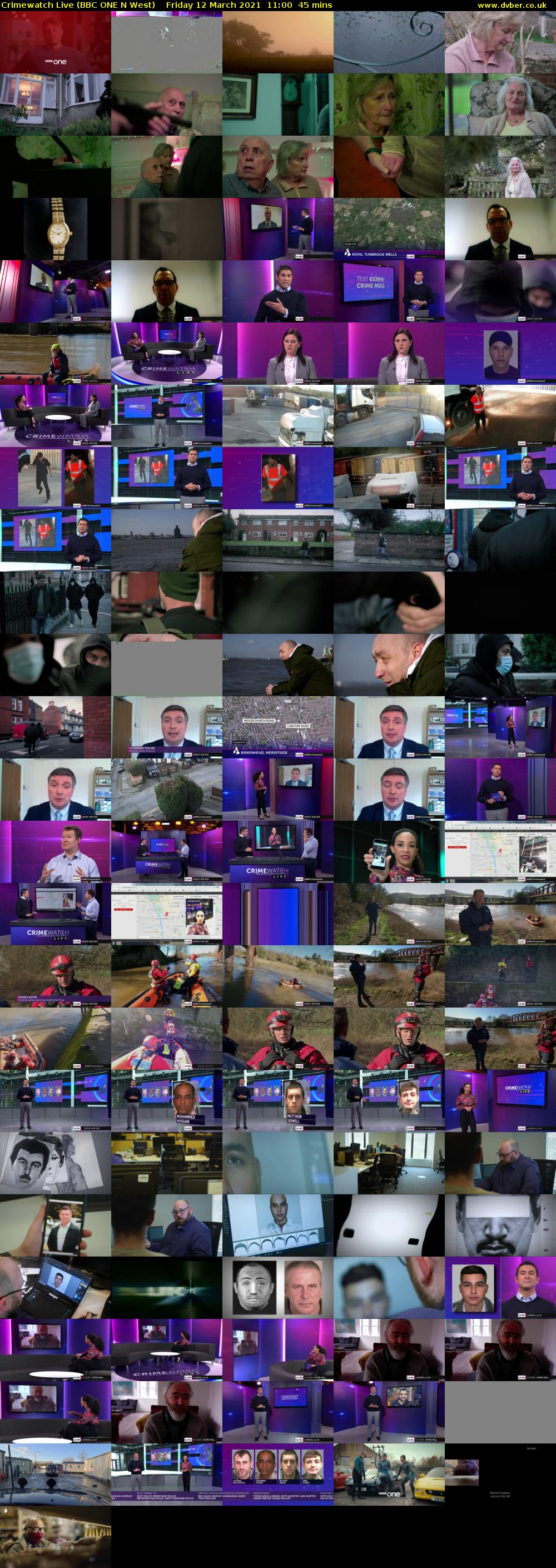 Crimewatch Live (BBC ONE N West) Friday 12 March 2021 11:00 - 11:45