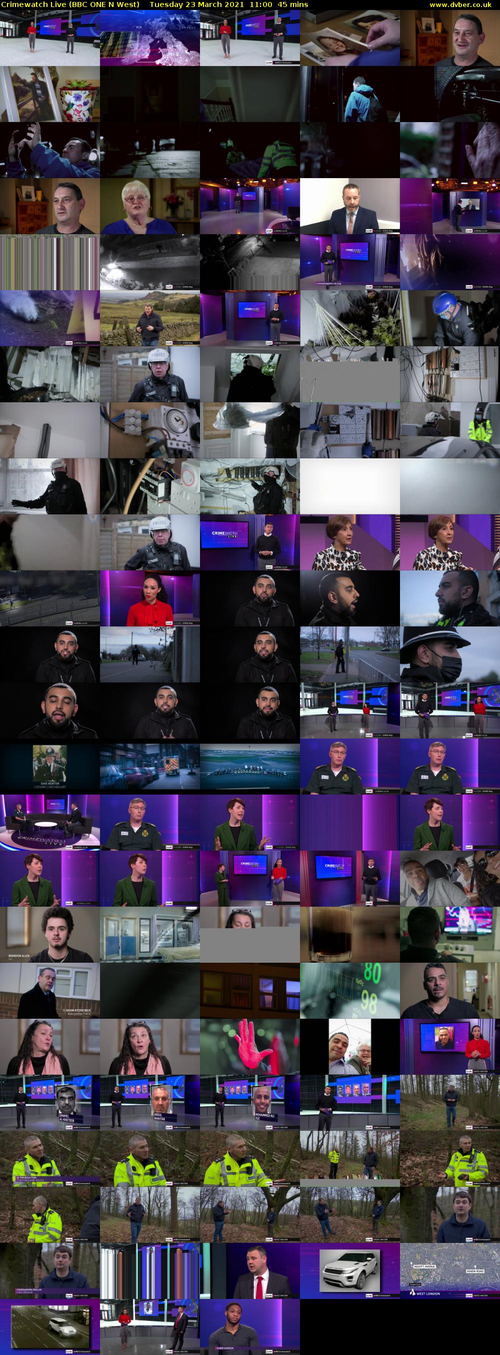 Crimewatch Live (BBC ONE N West) Tuesday 23 March 2021 11:00 - 11:45