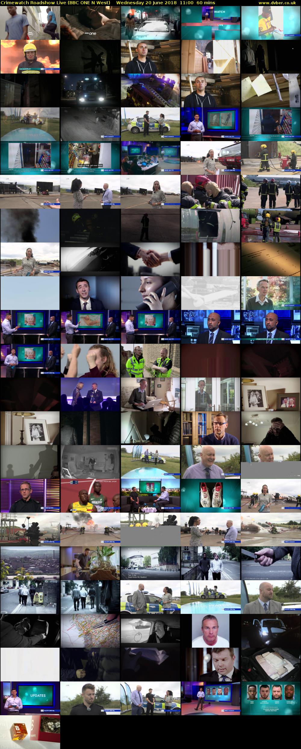 Crimewatch Roadshow Live (BBC ONE N West) Wednesday 20 June 2018 11:00 - 12:00