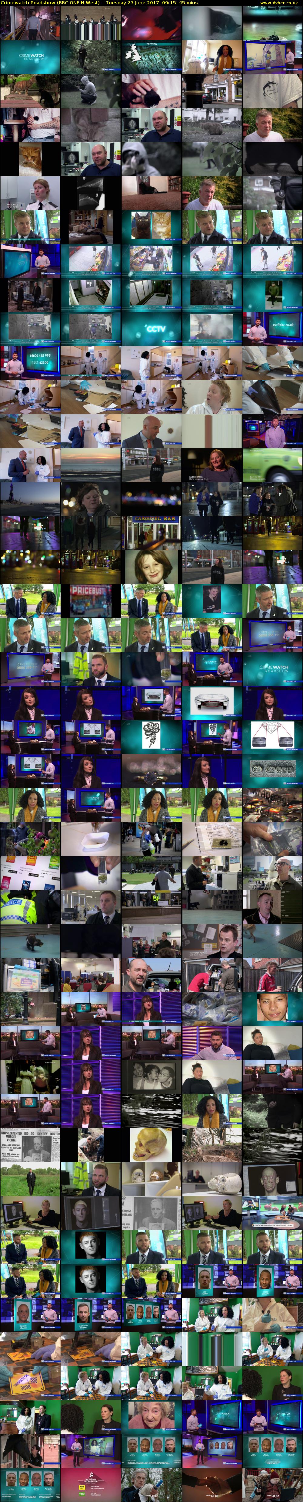 Crimewatch Roadshow (BBC ONE N West) Tuesday 27 June 2017 09:15 - 10:00