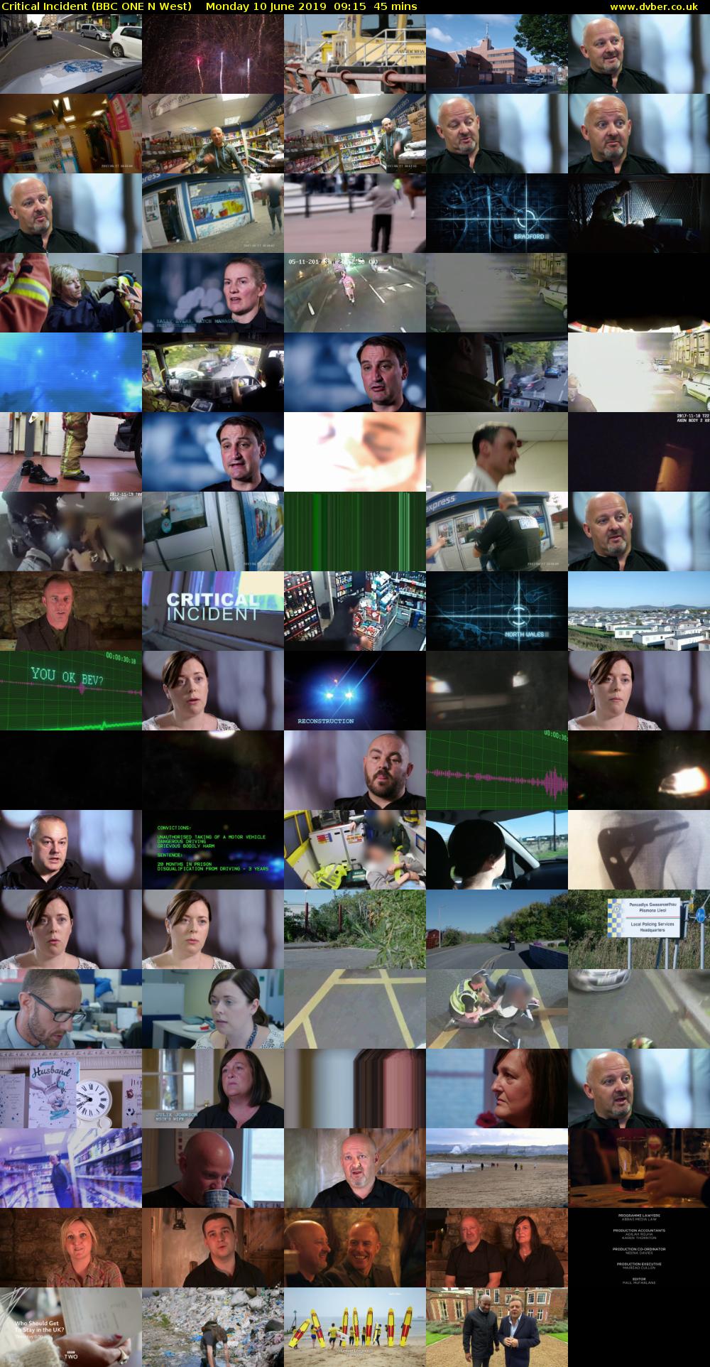 Critical Incident (BBC ONE N West) Monday 10 June 2019 09:15 - 10:00