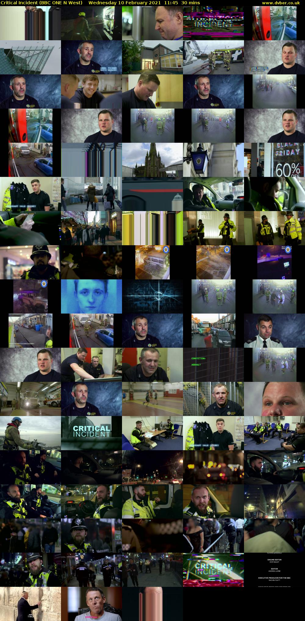 Critical Incident (BBC ONE N West) Wednesday 10 February 2021 11:45 - 12:15