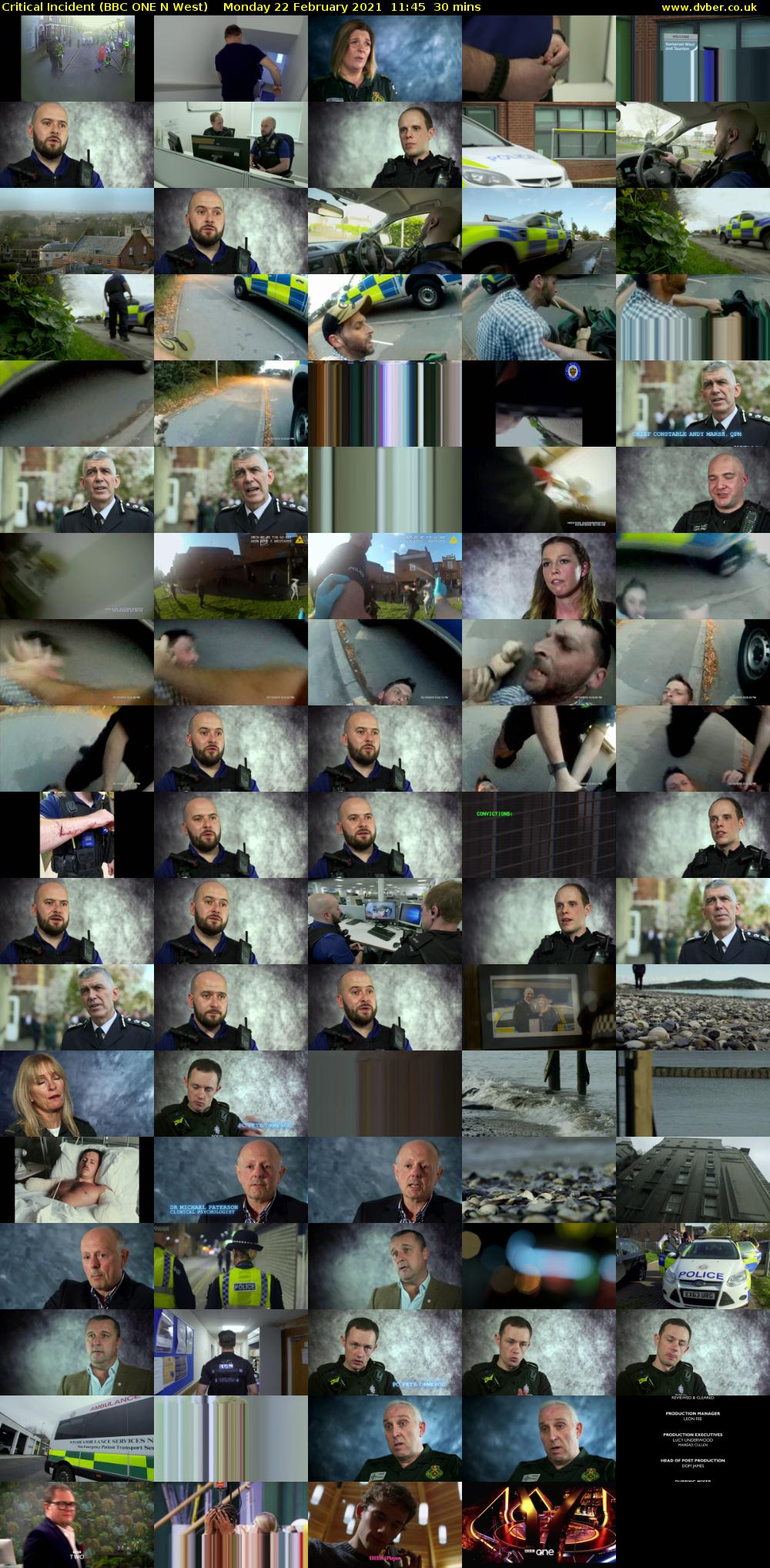 Critical Incident (BBC ONE N West) Monday 22 February 2021 11:45 - 12:15