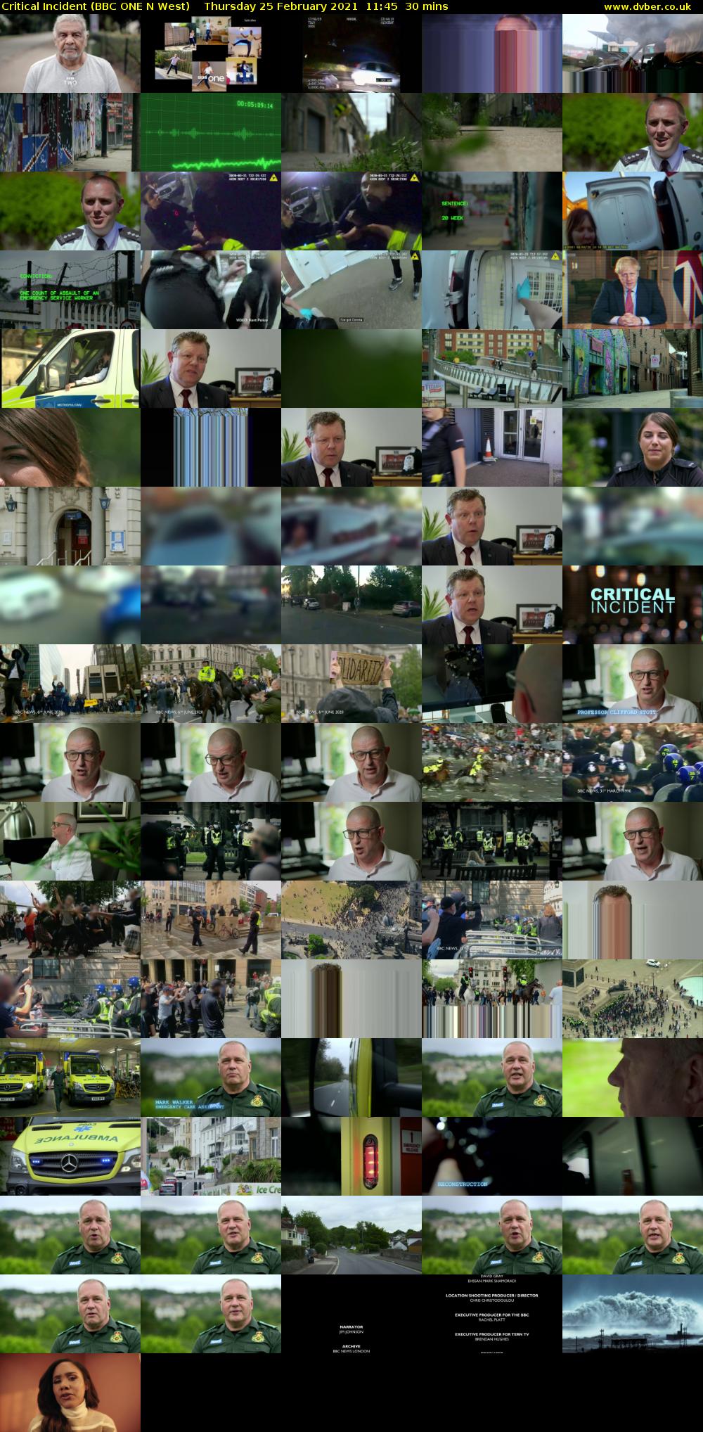 Critical Incident (BBC ONE N West) Thursday 25 February 2021 11:45 - 12:15