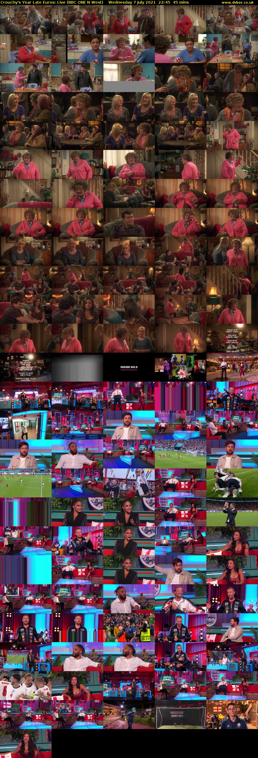 Crouchy's Year Late Euros: Live (BBC ONE N West) Wednesday 7 July 2021 22:45 - 23:30