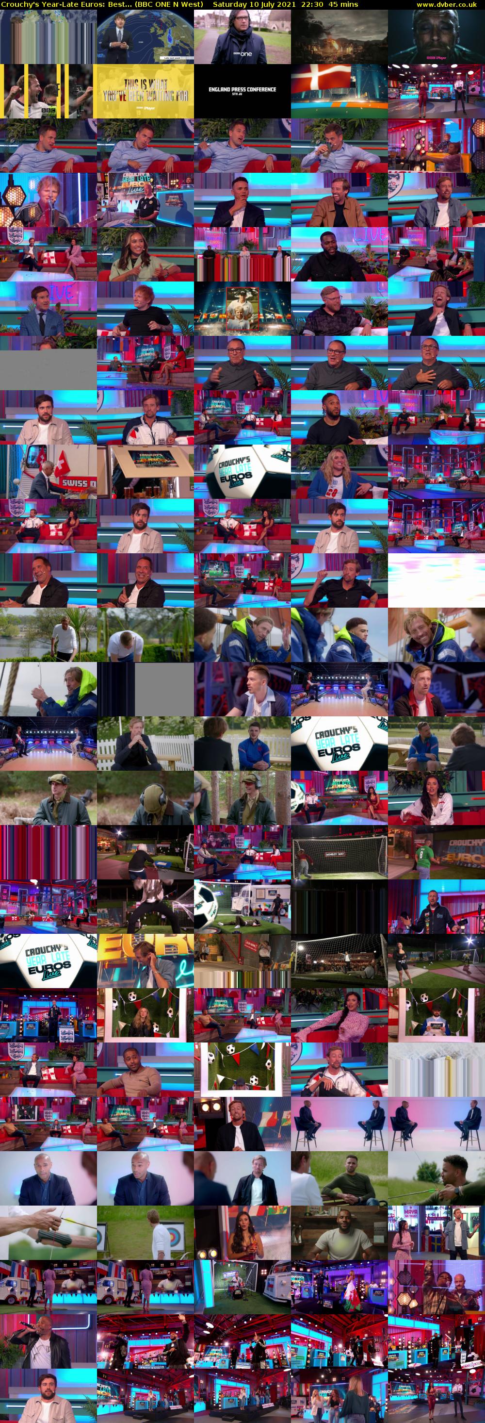 Crouchy's Year-Late Euros: Best... (BBC ONE N West) Saturday 10 July 2021 22:30 - 23:15