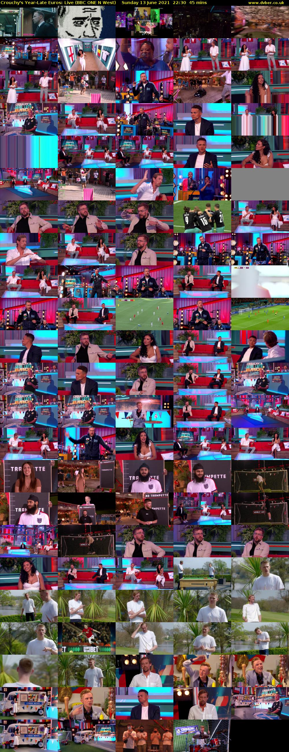 Crouchy's Year-Late Euros: Live (BBC ONE N West) Sunday 13 June 2021 22:30 - 23:15