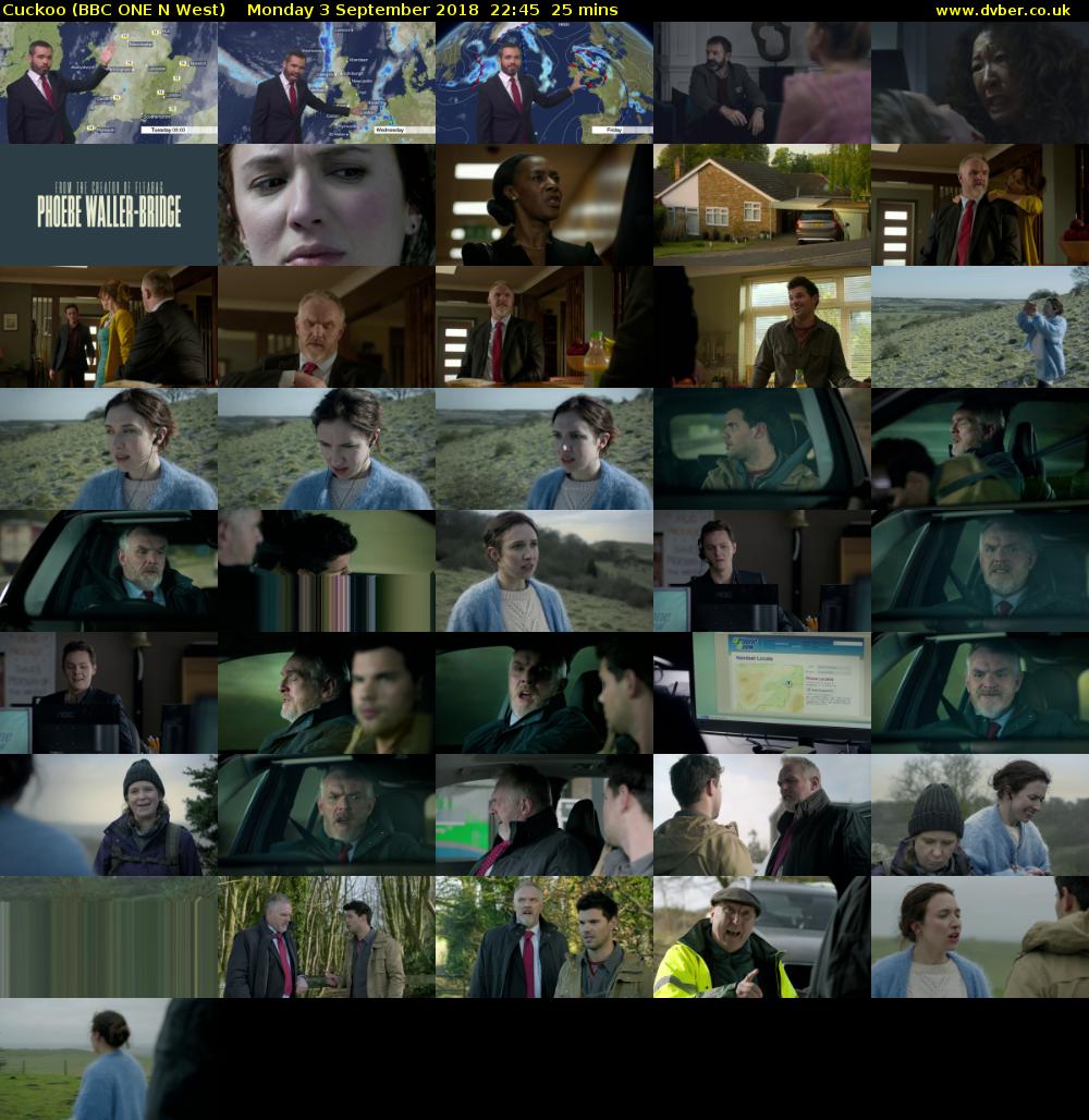 Cuckoo (BBC ONE N West) Monday 3 September 2018 22:45 - 23:10