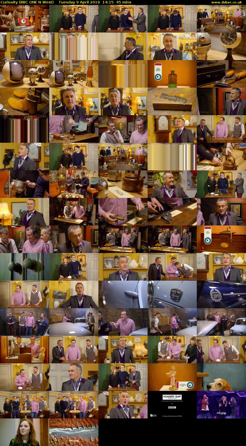 Curiosity (BBC ONE N West) Tuesday 9 April 2019 14:15 - 15:00