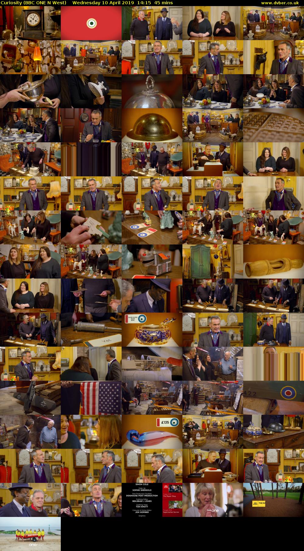 Curiosity (BBC ONE N West) Wednesday 10 April 2019 14:15 - 15:00