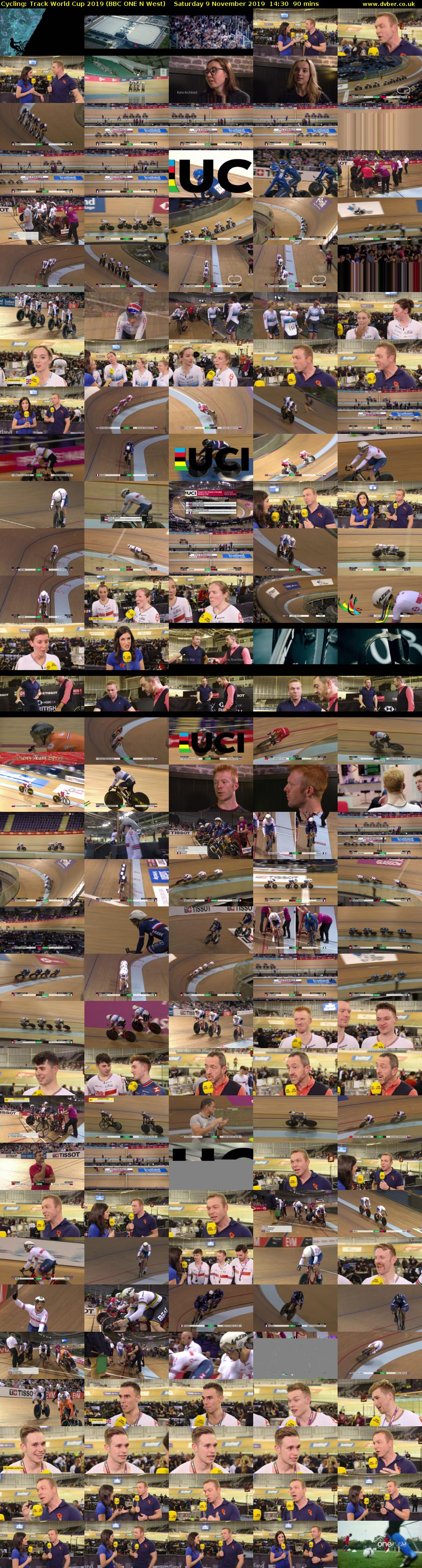 Cycling: Track World Cup 2019 (BBC ONE N West) Saturday 9 November 2019 14:30 - 16:00