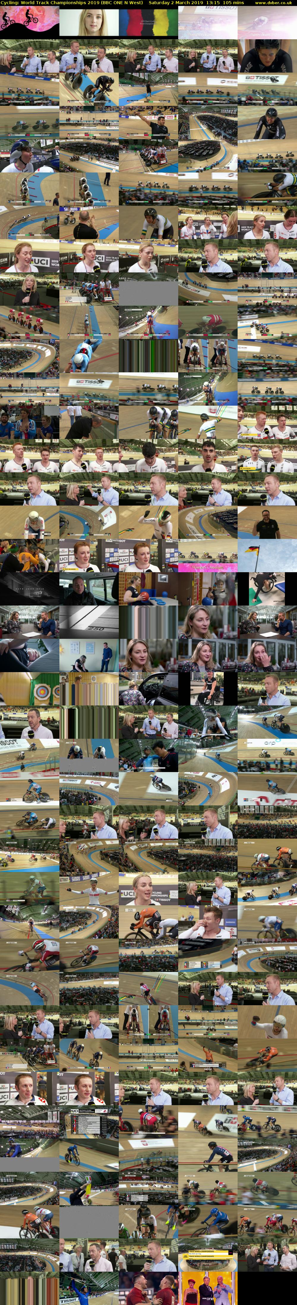 Cycling: World Track Championships 2019 (BBC ONE N West) Saturday 2 March 2019 13:15 - 15:00