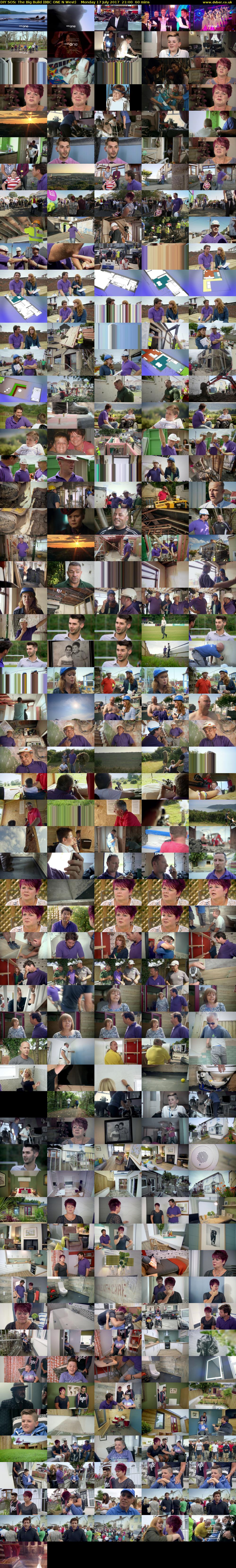 DIY SOS: The Big Build (BBC ONE N West) Monday 17 July 2017 21:00 - 22:00
