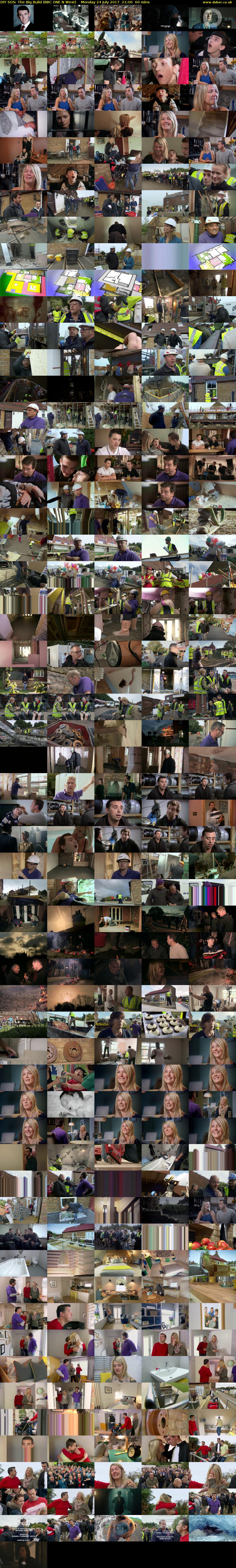 DIY SOS: The Big Build (BBC ONE N West) Monday 24 July 2017 21:00 - 22:00