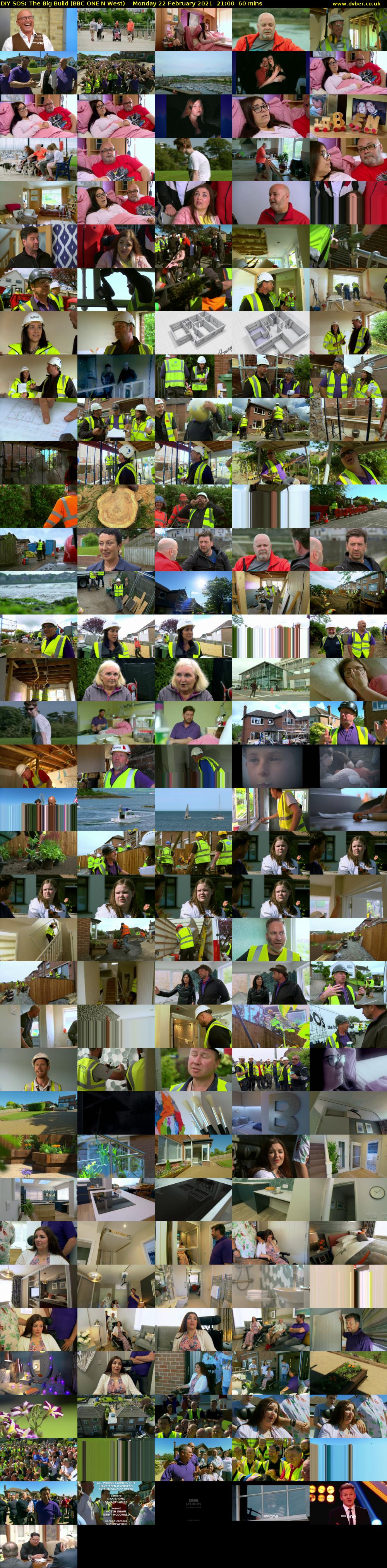 DIY SOS: The Big Build (BBC ONE N West) Monday 22 February 2021 21:00 - 22:00