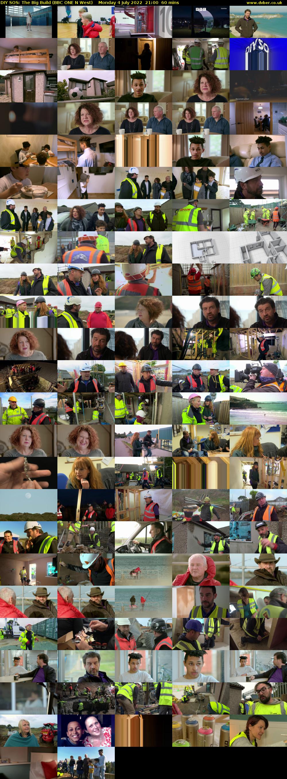 DIY SOS: The Big Build (BBC ONE N West) Monday 4 July 2022 21:00 - 22:00
