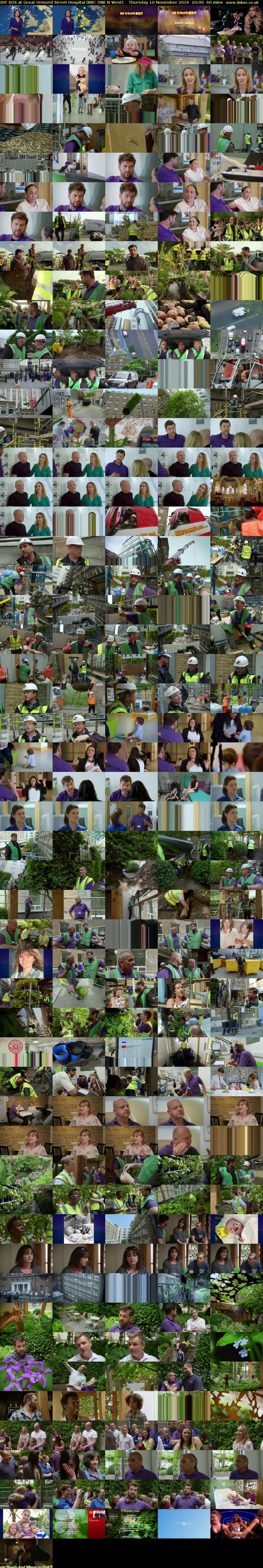 DIY SOS at Great Ormond Street Hospital (BBC ONE N West) Thursday 10 November 2016 20:00 - 21:00