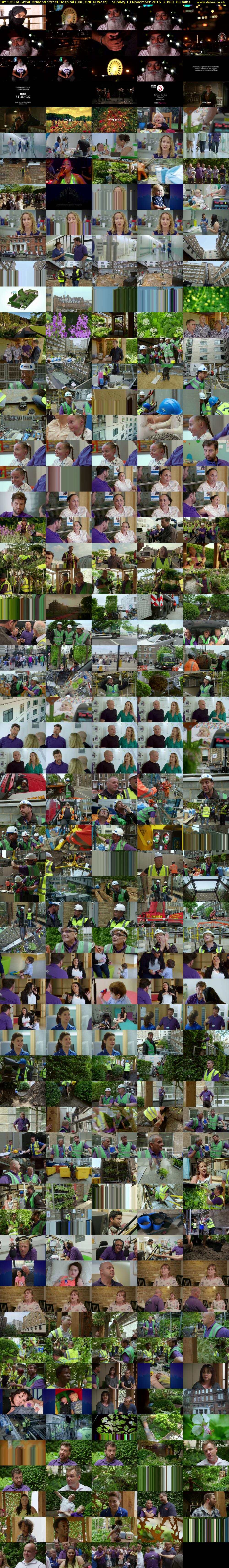 DIY SOS at Great Ormond Street Hospital (BBC ONE N West) Sunday 13 November 2016 23:00 - 00:00