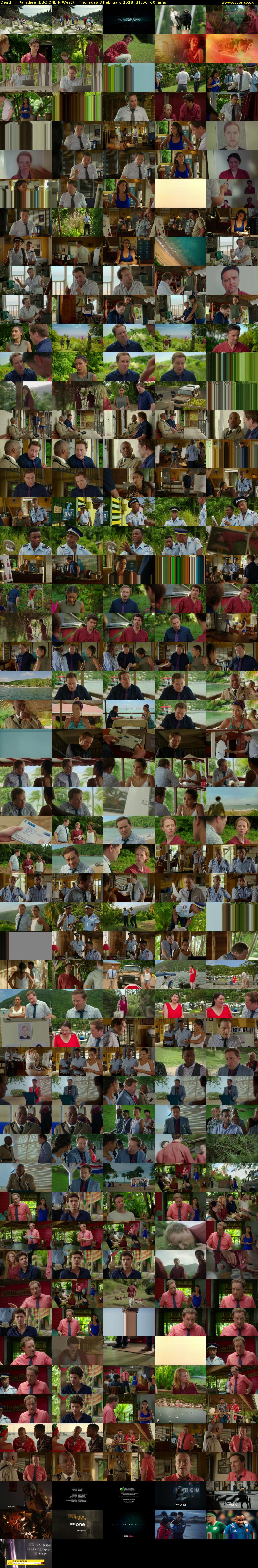 Death in Paradise (BBC ONE N West) Thursday 8 February 2018 21:00 - 22:00