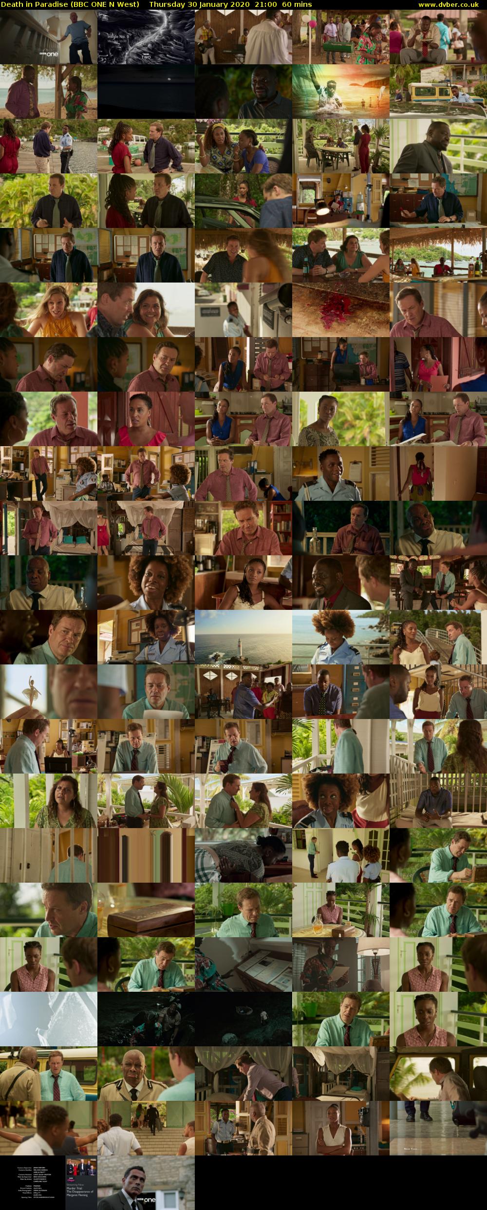 Death in Paradise (BBC ONE N West) Thursday 30 January 2020 21:00 - 22:00