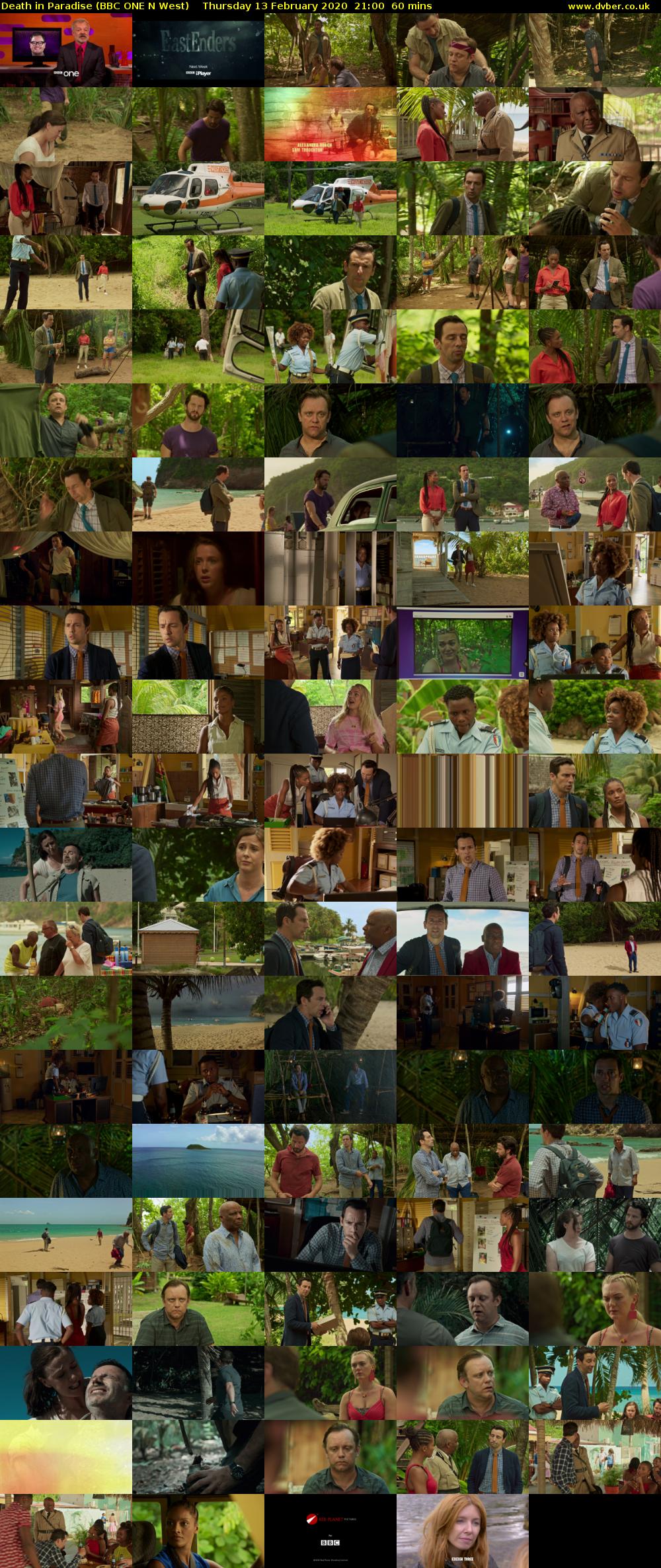 Death in Paradise (BBC ONE N West) Thursday 13 February 2020 21:00 - 22:00