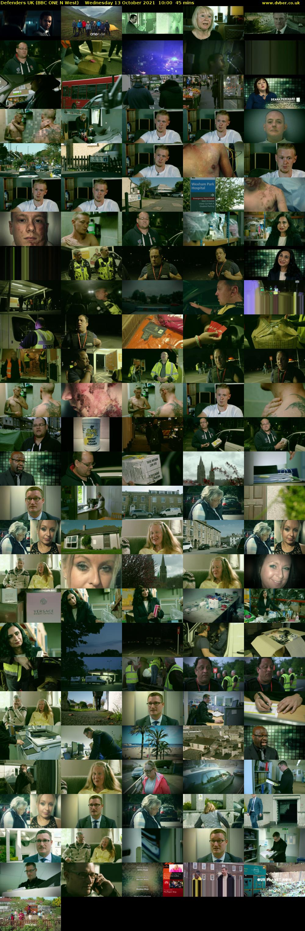 Defenders UK (BBC ONE N West) Wednesday 13 October 2021 10:00 - 10:45