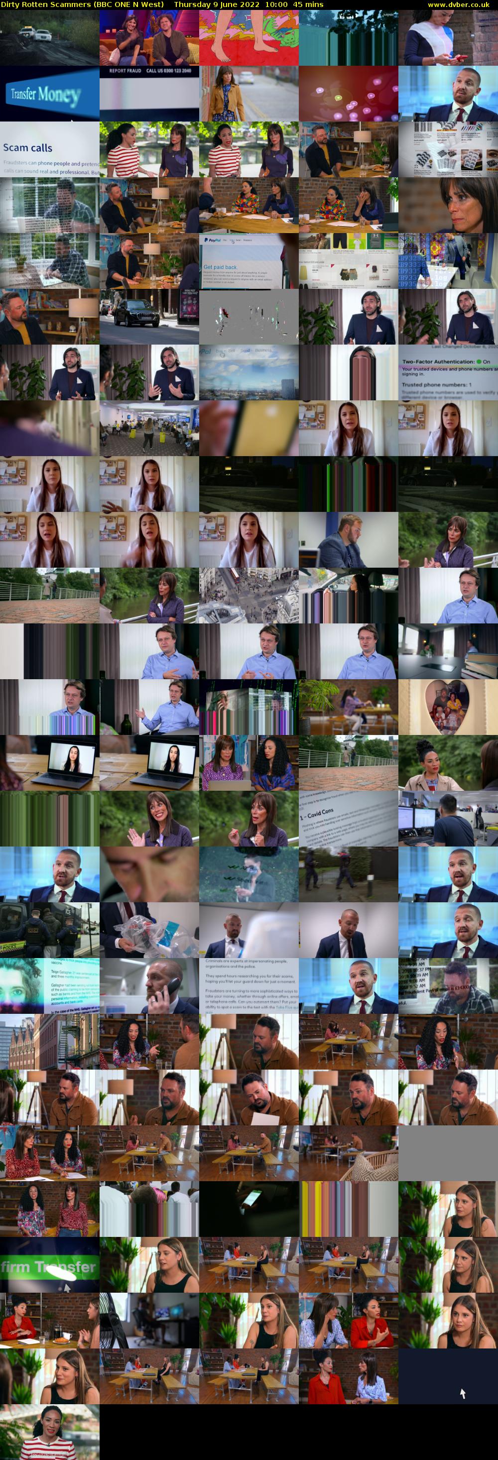 Dirty Rotten Scammers (BBC ONE N West) Thursday 9 June 2022 10:00 - 10:45