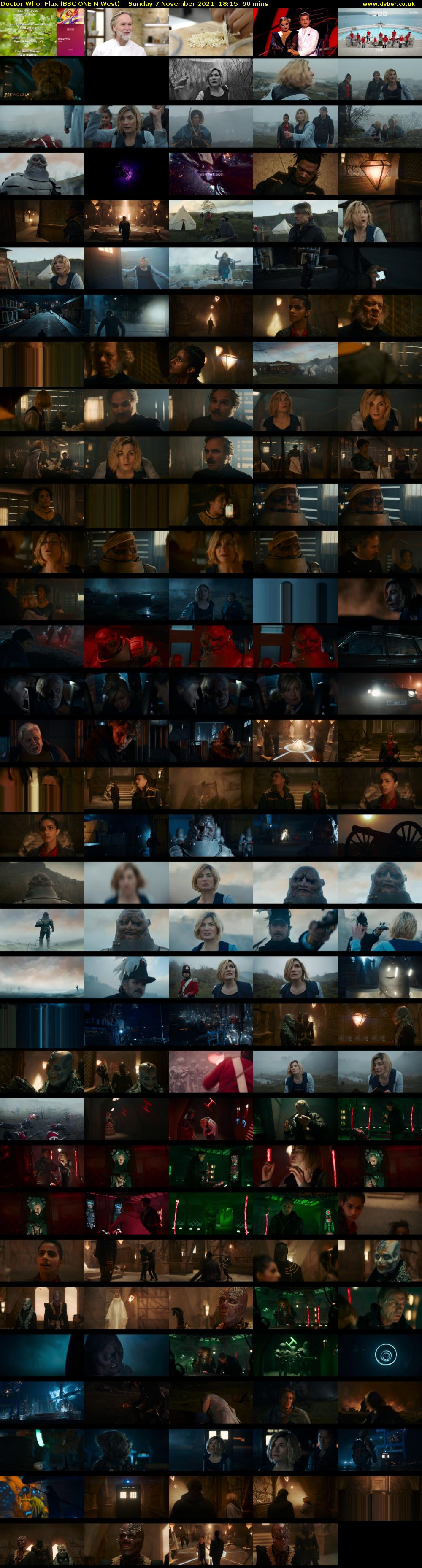 Doctor Who: Flux (BBC ONE N West) Sunday 7 November 2021 18:15 - 19:15