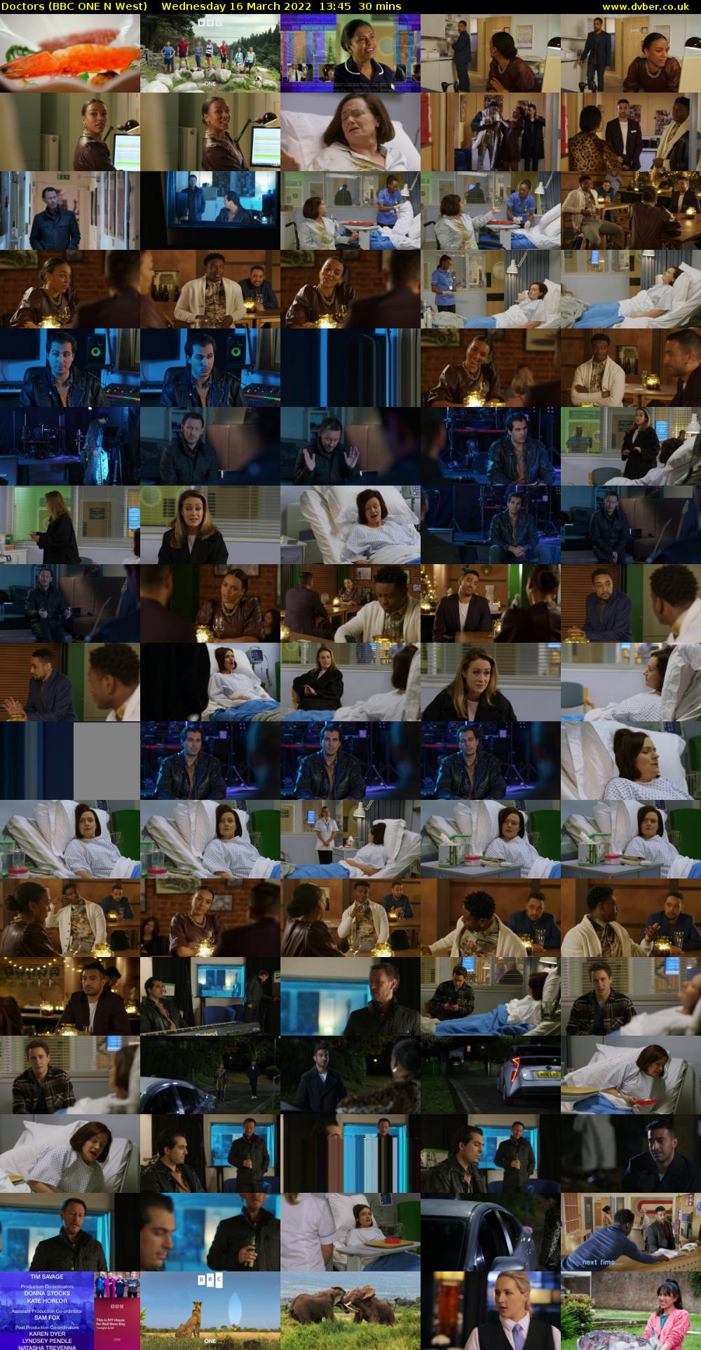 Doctors (BBC ONE N West) Wednesday 16 March 2022 13:45 - 14:15