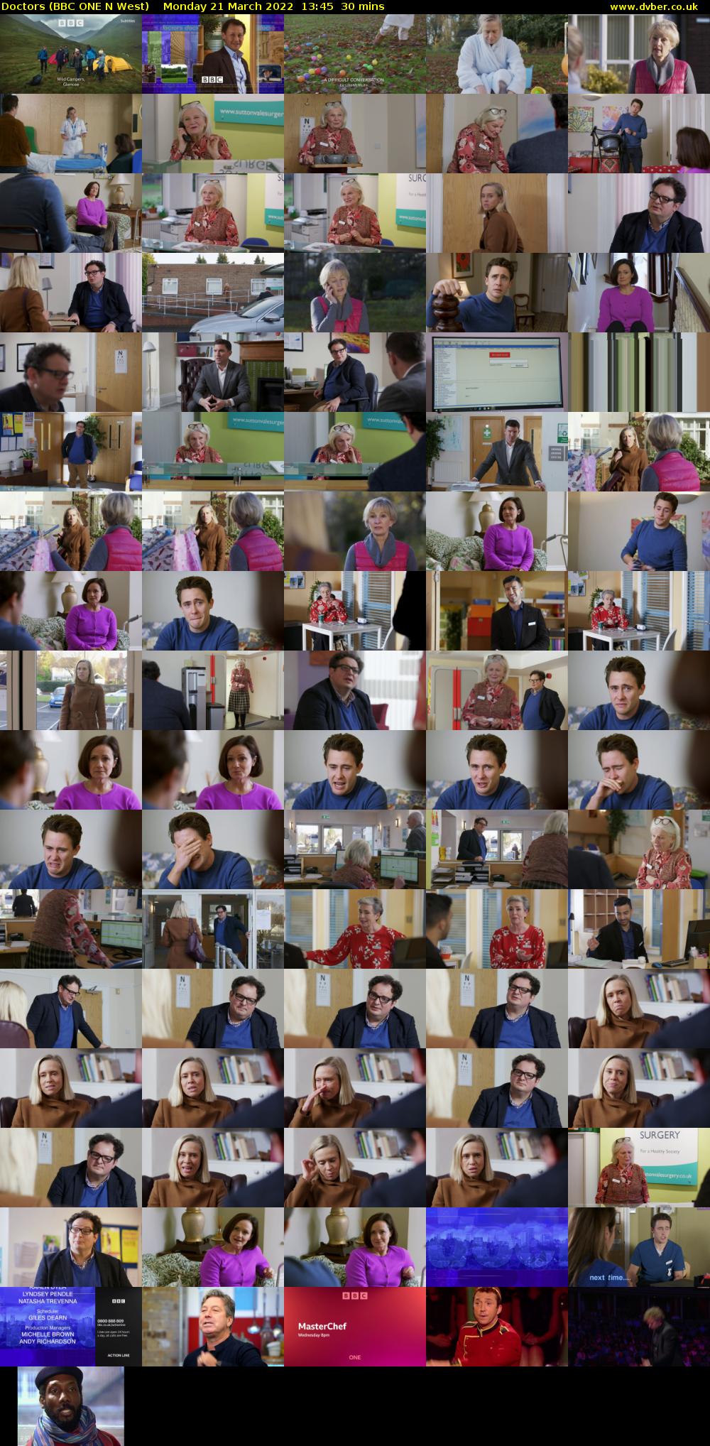 Doctors (BBC ONE N West) Monday 21 March 2022 13:45 - 14:15