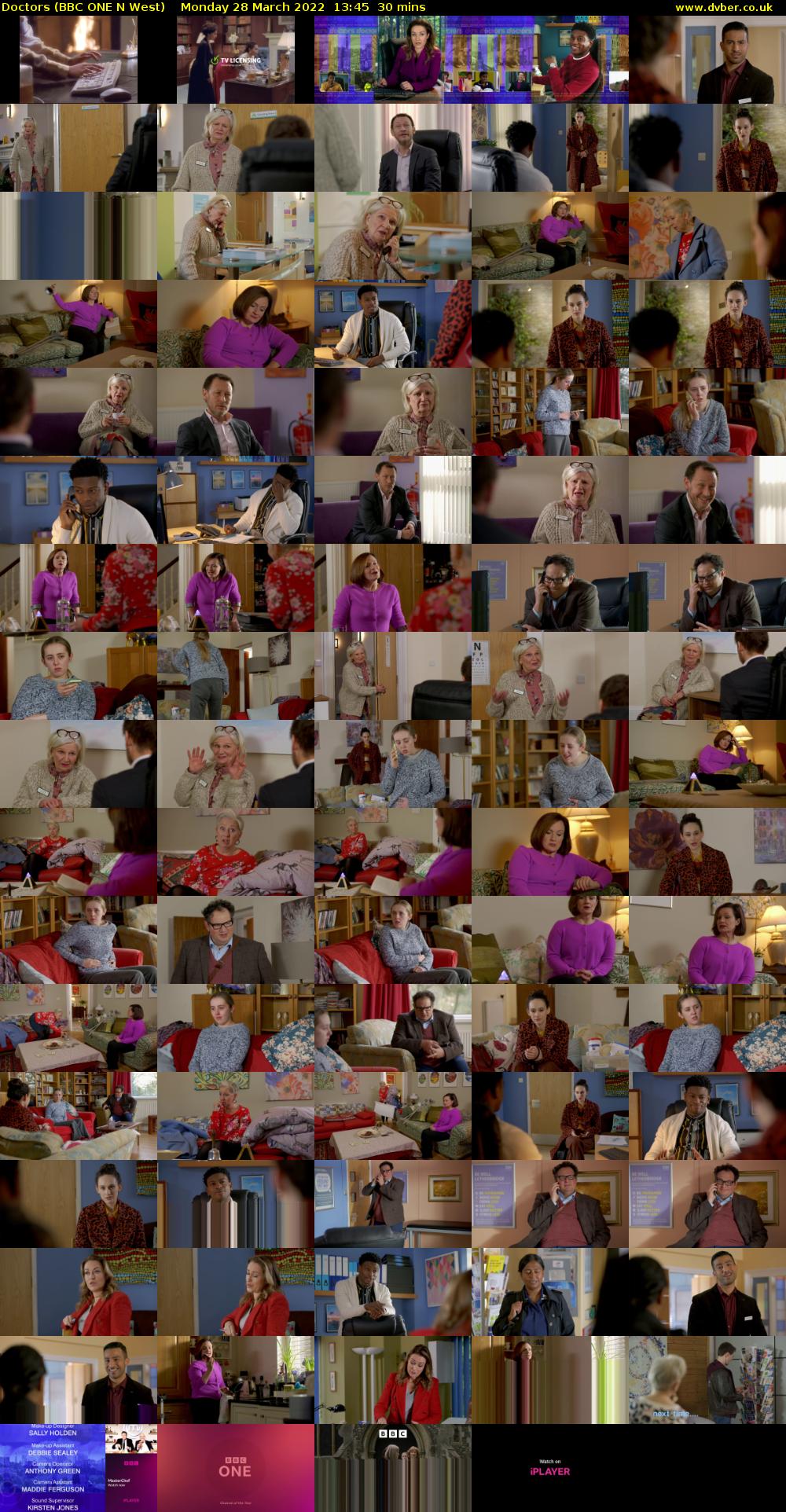 Doctors (BBC ONE N West) Monday 28 March 2022 13:45 - 14:15