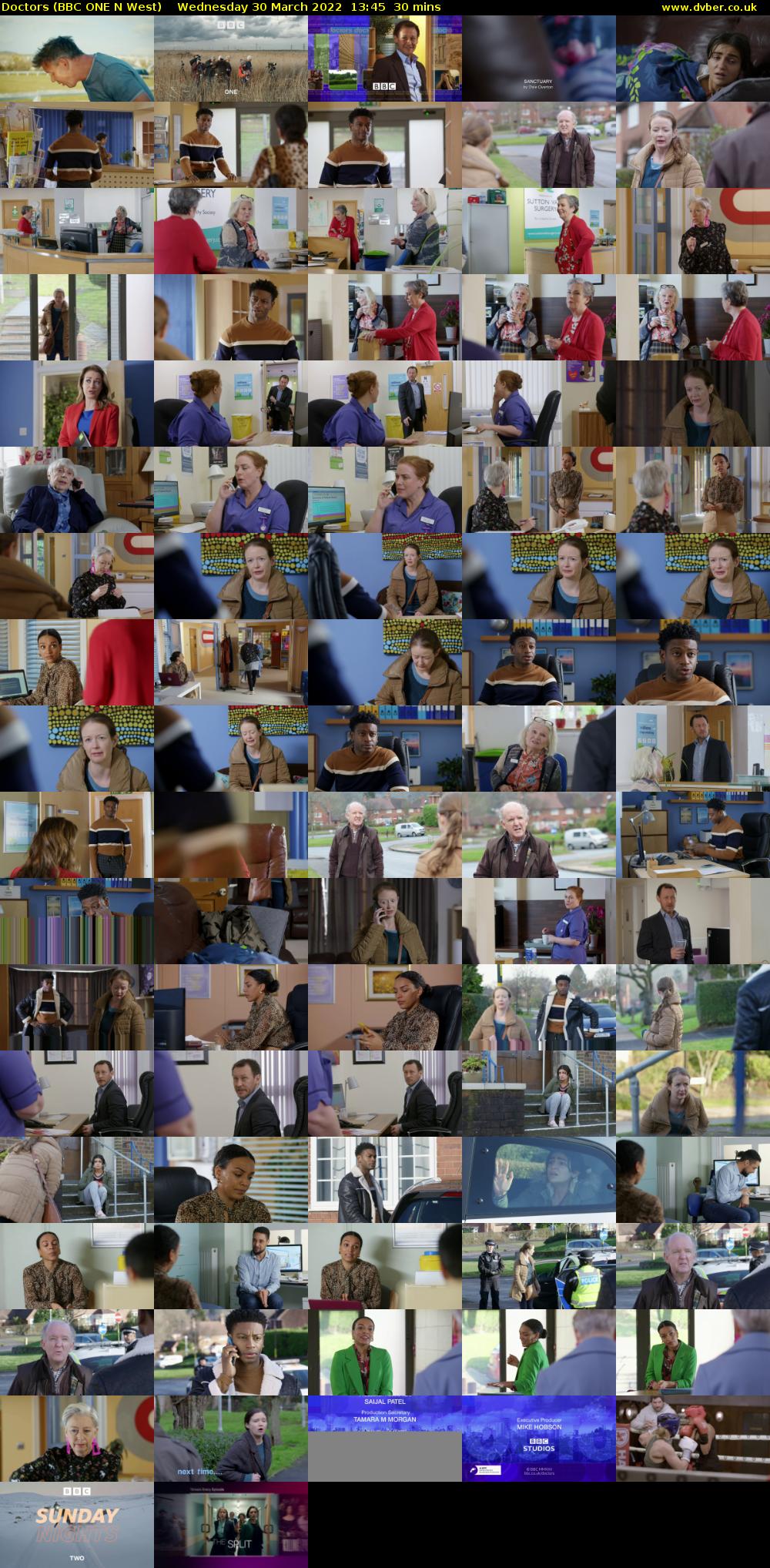 Doctors (BBC ONE N West) Wednesday 30 March 2022 13:45 - 14:15