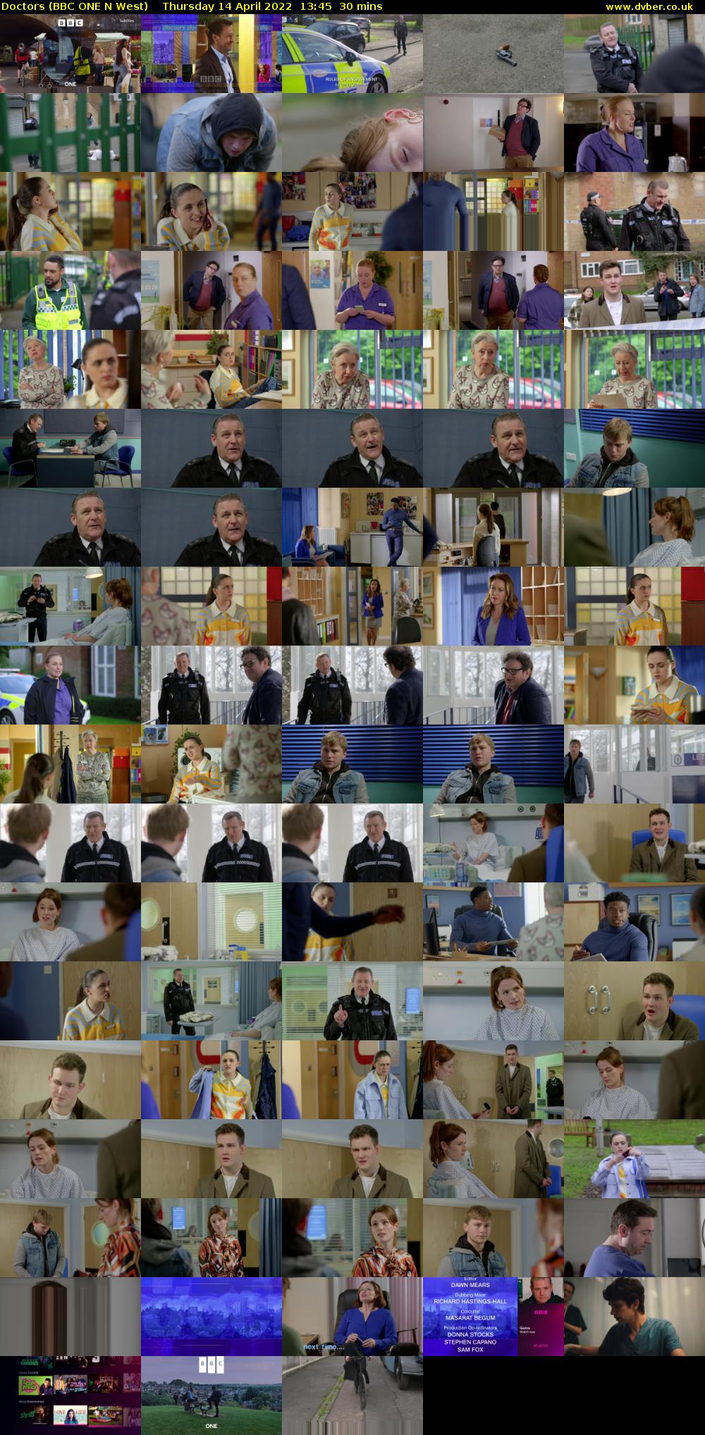 Doctors (BBC ONE N West) Thursday 14 April 2022 13:45 - 14:15