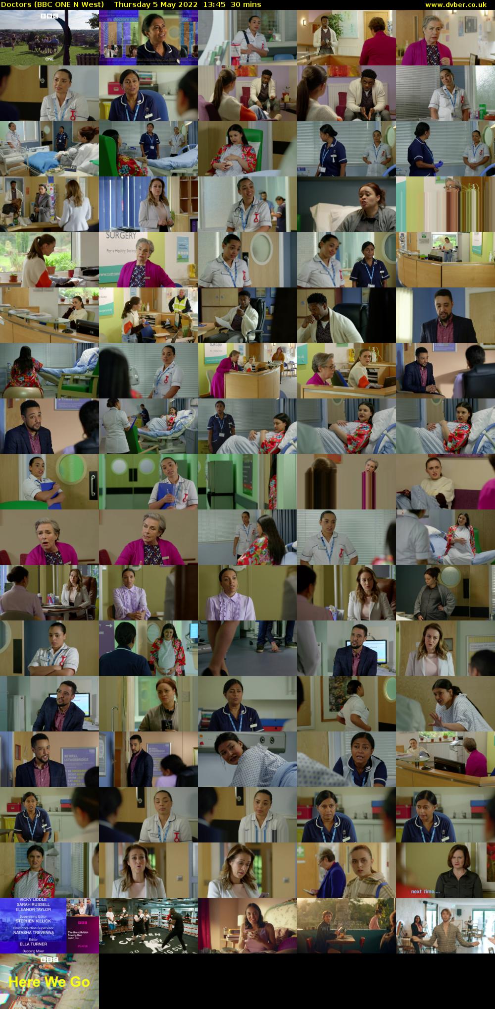 Doctors (BBC ONE N West) Thursday 5 May 2022 13:45 - 14:15